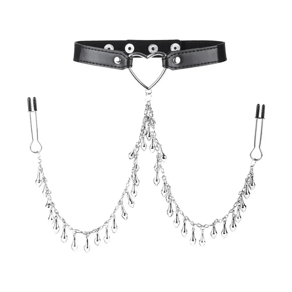 accesorio fetichista pinzas para senos