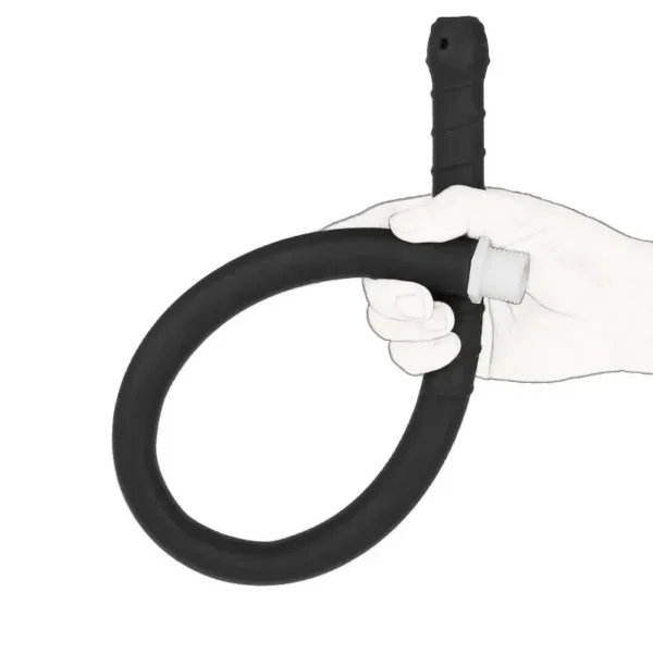 accesorio limpieza anal silicona flexible