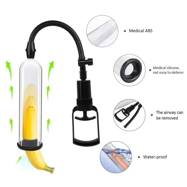 accesorio pene con cilindro de succión