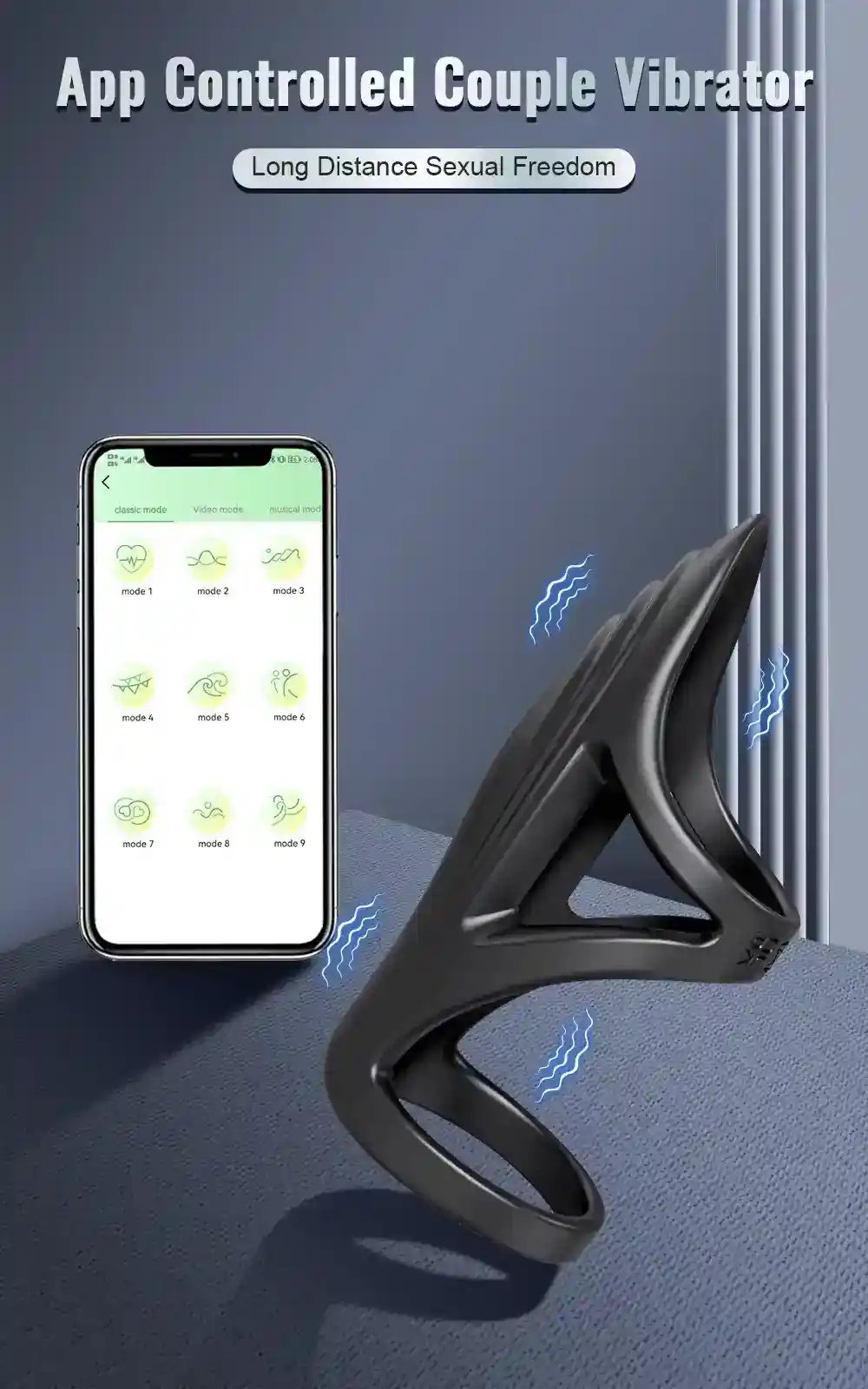 accesorio sexual masculino con app movil