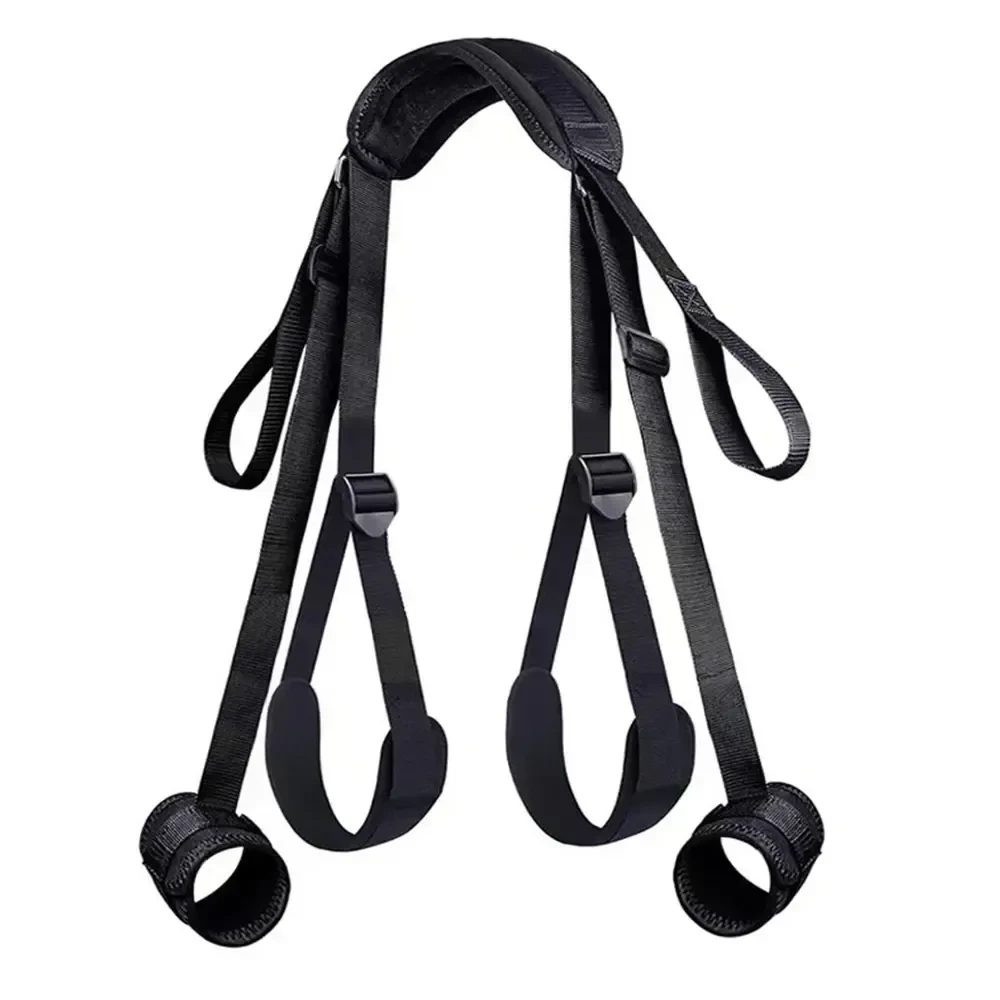 accesorios bdsm negros y rojos ajustables