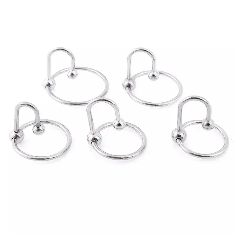 acero inoxidable anillo con bolas