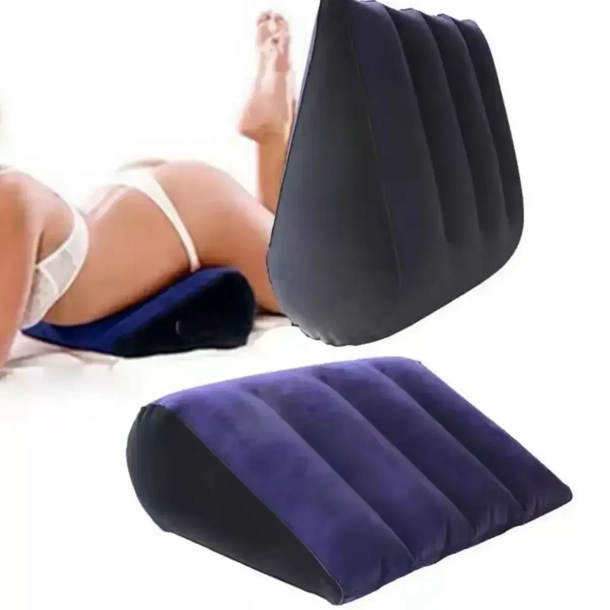 almohada erotica inflable doble valvula