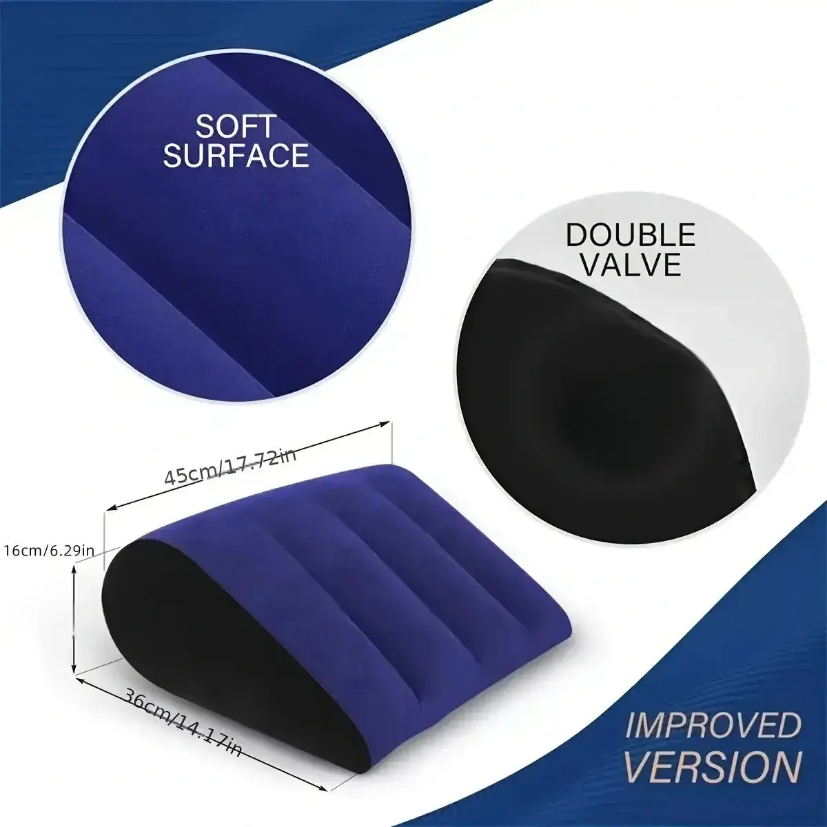 almohada erótica inflable viaje cómoda