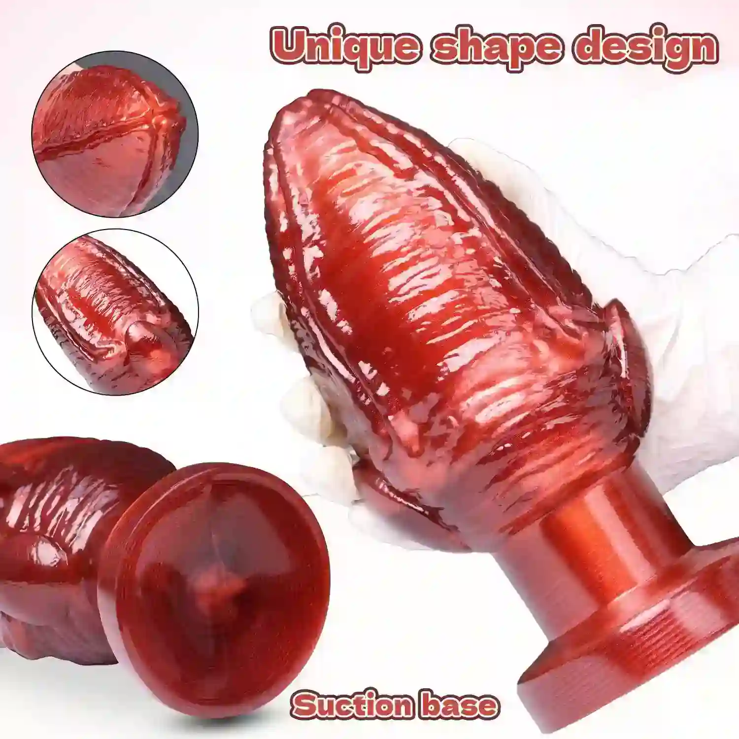 anal plug flexible color rosa