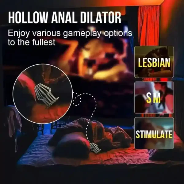 anal plug metal hueco unisex