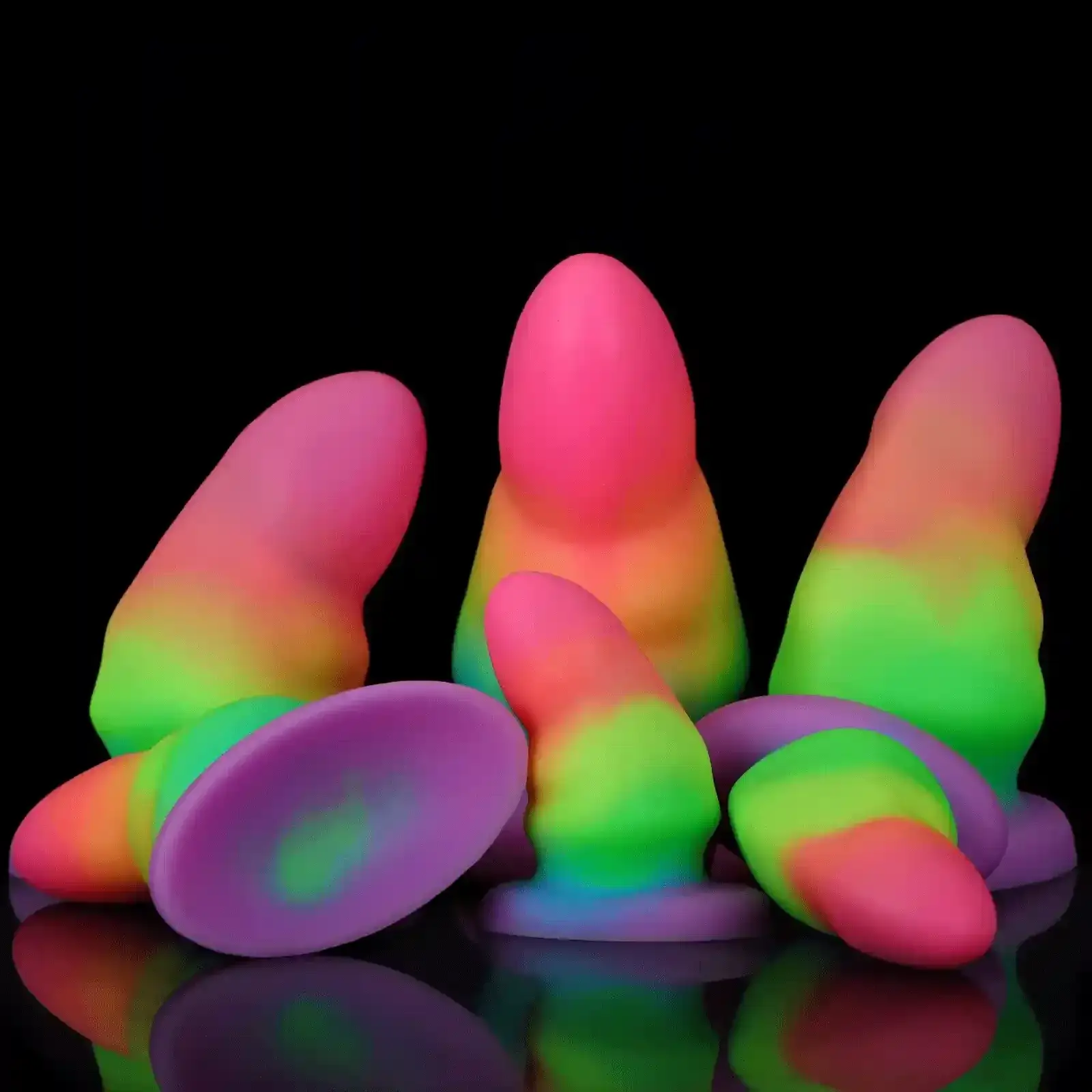 anal plug silicona con base ventosa