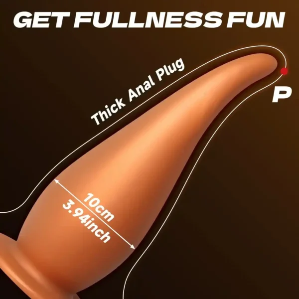 anal plug silicona expandible grande