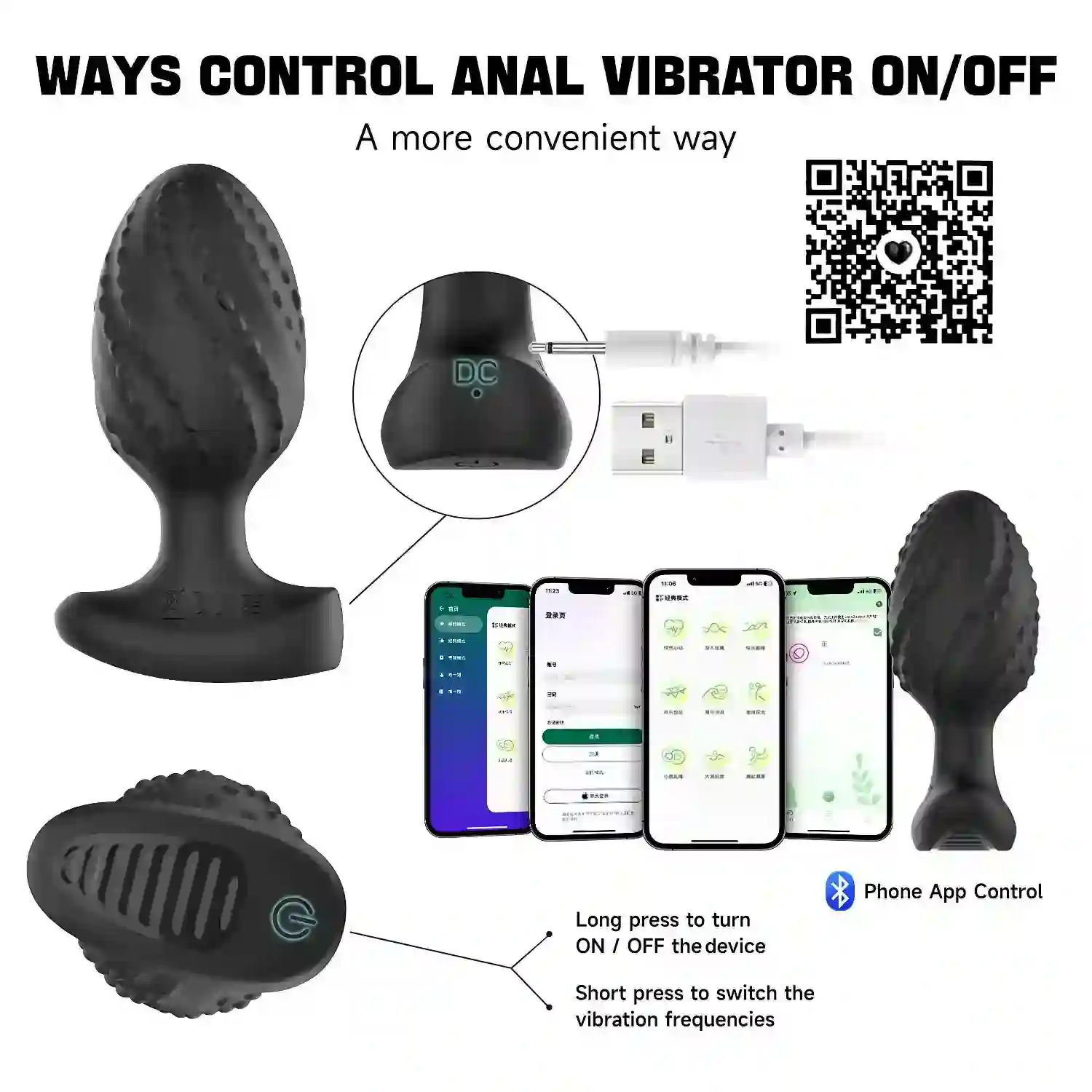 anal plug silicona medica ergonomico