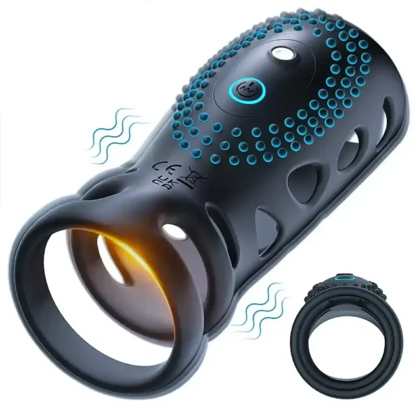 anillo de silicona con vibración multipatrón