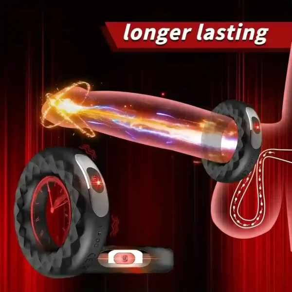 anillo de silicona médica vibrador hombre