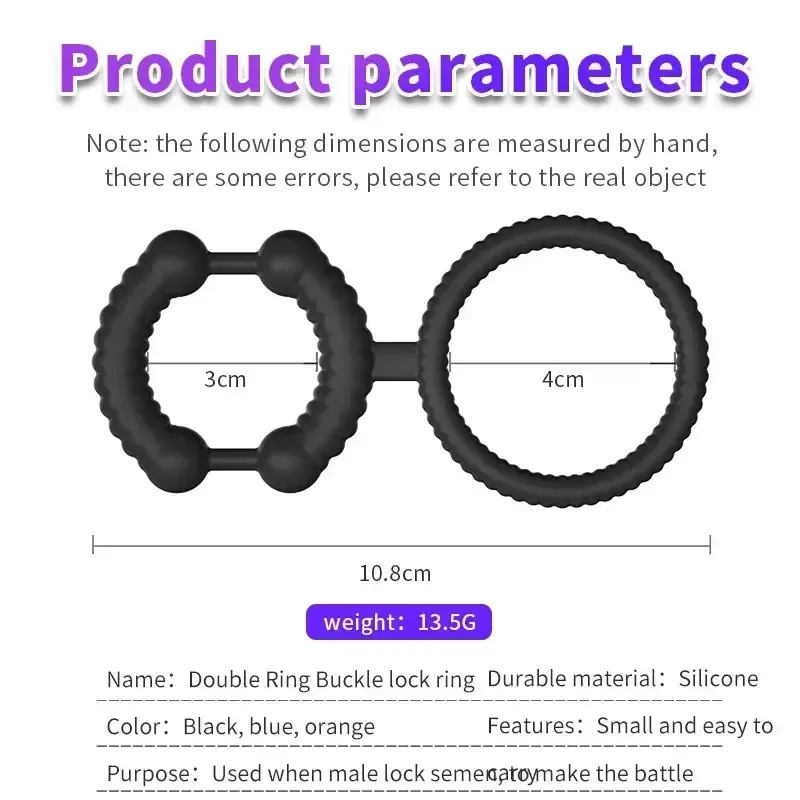 anillo doble silicona para ereccion