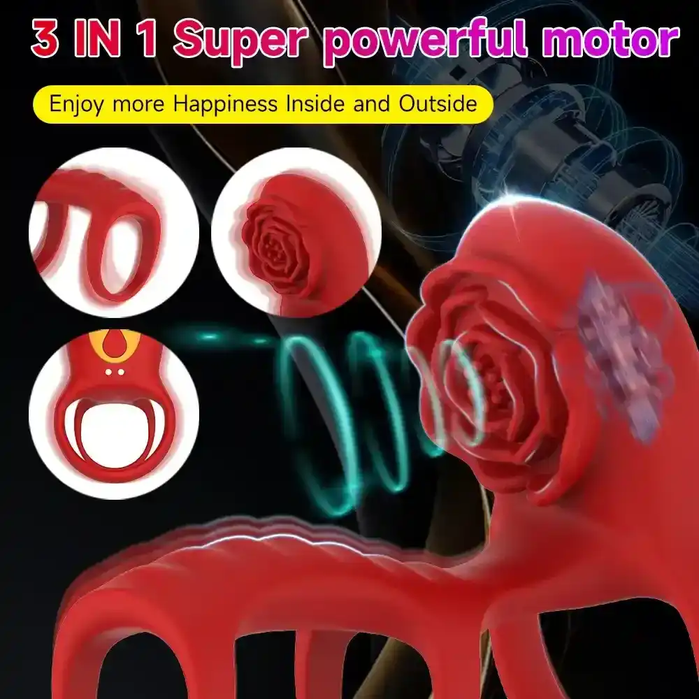 anillo ereccion silicona control remoto