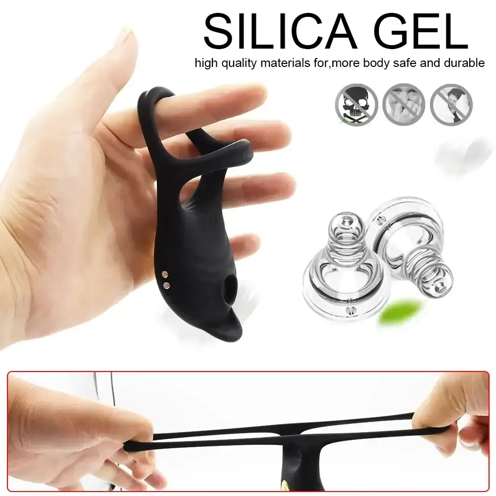 anillo para pene silicona control remoto
