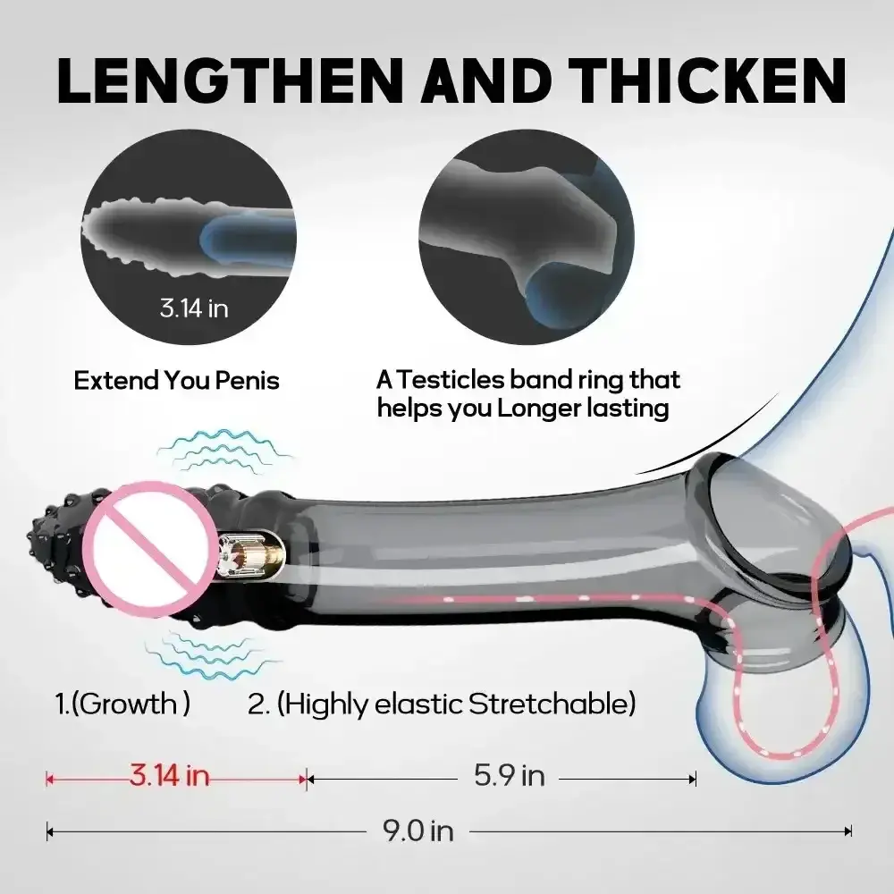 anillo pene con vibracion y texturas