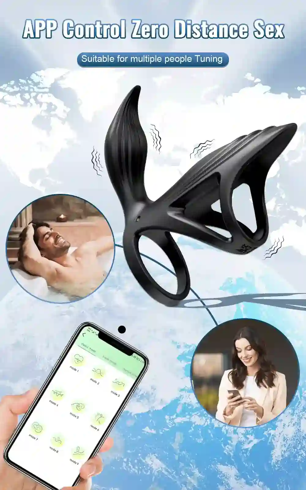 anillo pene vibrador control remoto 1