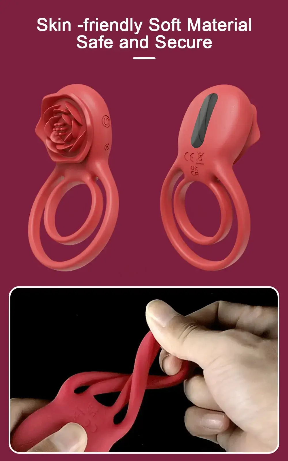 anillo pene vibrador recargable usb 1