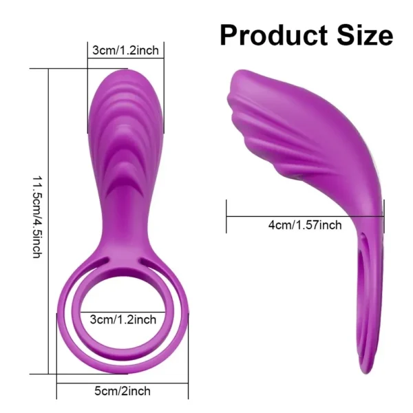 anillo pene vibrador siete modos