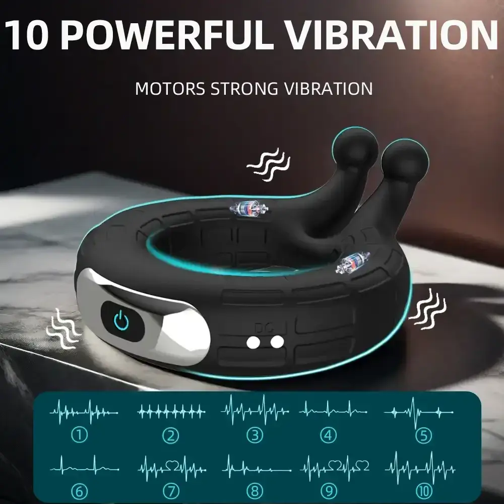 anillo pene vibrante silicona control app