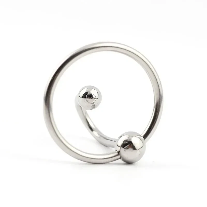 anillo peneano metalico con cuentas