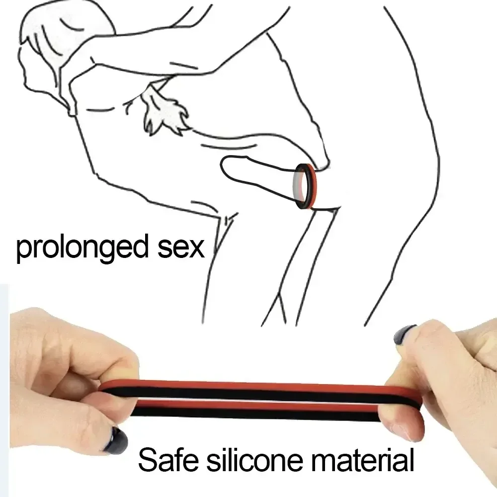 anillo peneano silicona medica elastico