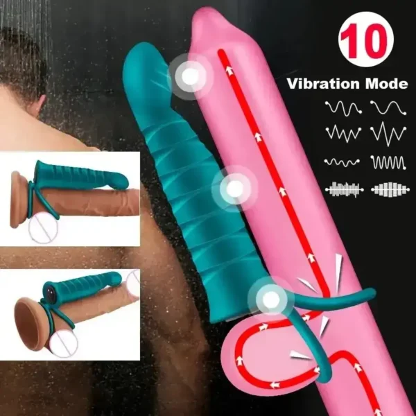 anillo peneano vibrador elástico discreto