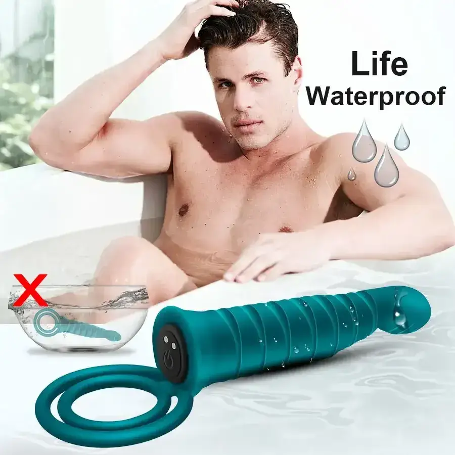 anillo peneano vibrador silencioso negro