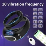 anillo peneano vibrador silicona recargable
