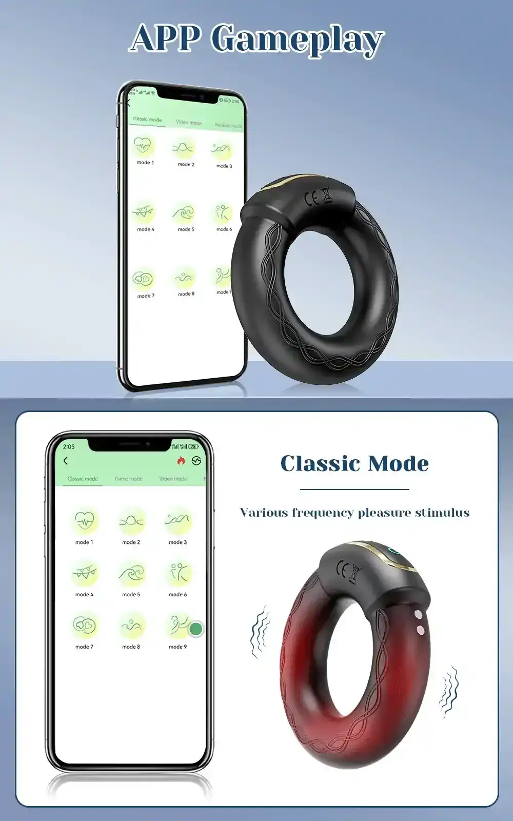 anillo peneano vibrador usb recargable 1