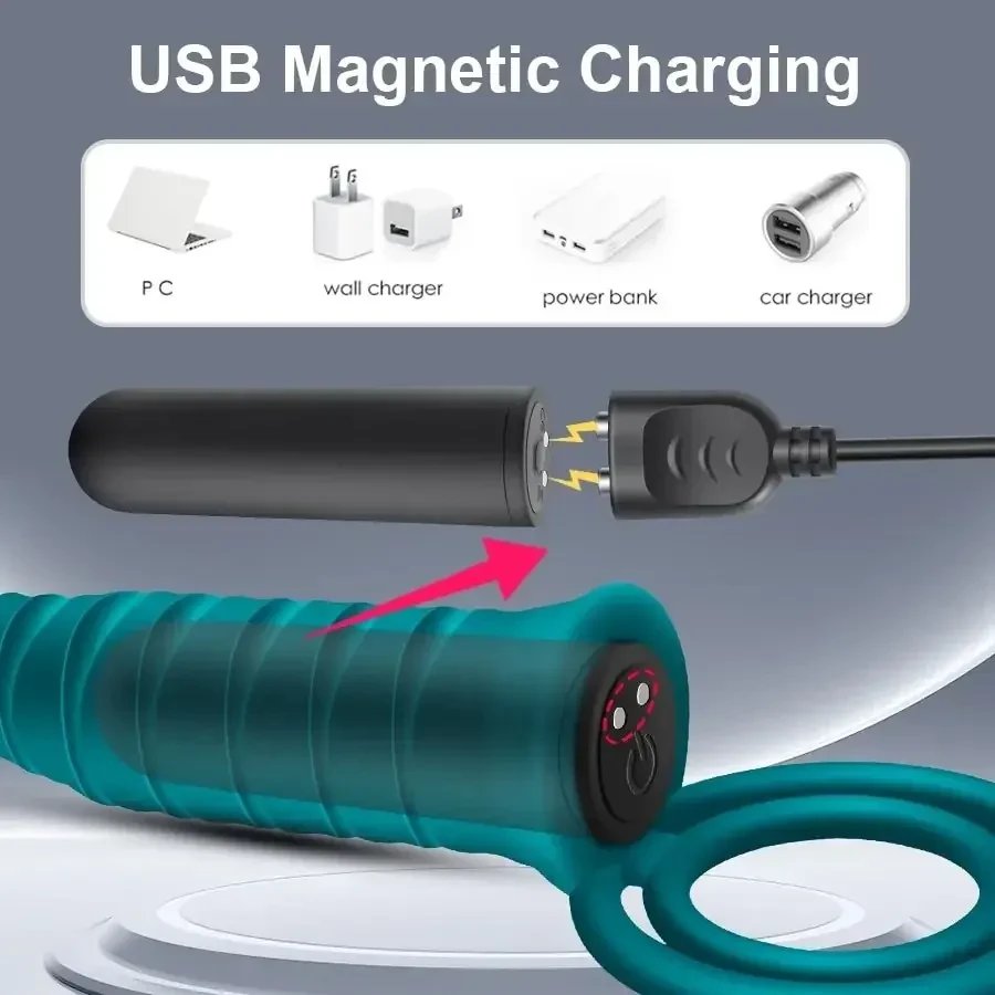 anillo peneano vibrador usb recargable