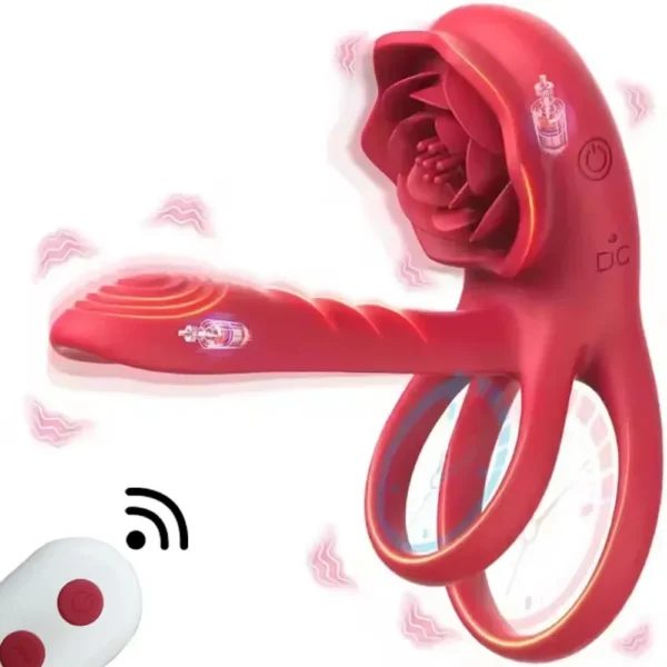 anillo silicona control remoto vibrador