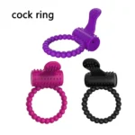 anillo vibrador clítoris silicona suave