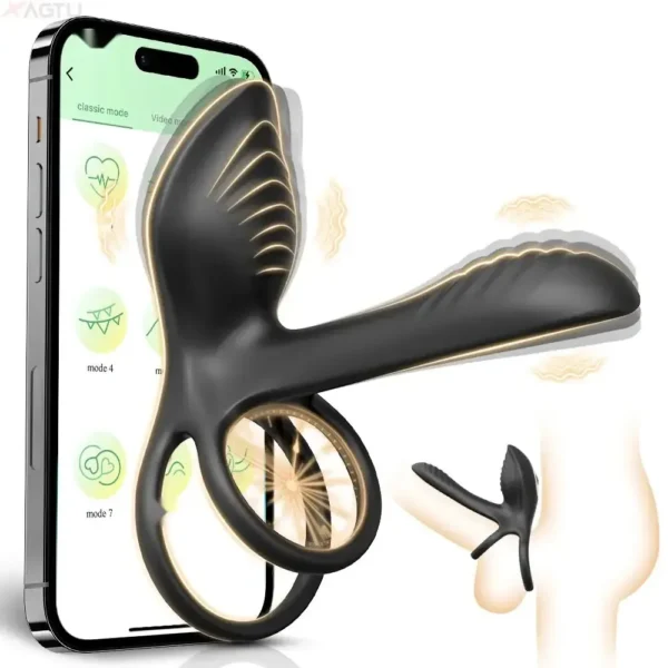 anillo vibrador con carga magnética