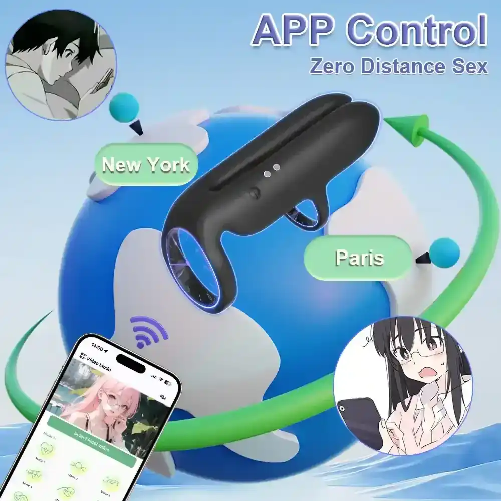 anillo vibrador con control por app