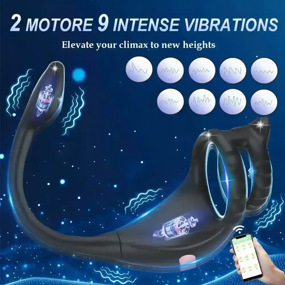 anillo vibrador con estimulacion prostatica