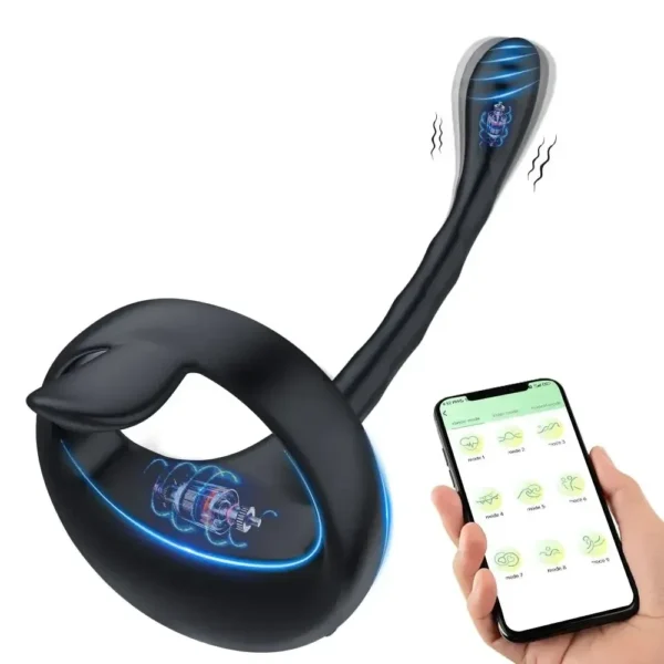 anillo vibrador con mando a distancia