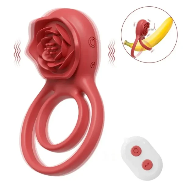 anillo vibrador estimulación pene y clítoris