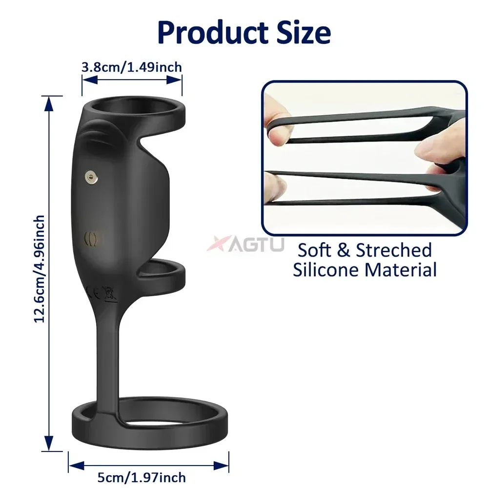 anillo vibrador para ereccion mas firme 1