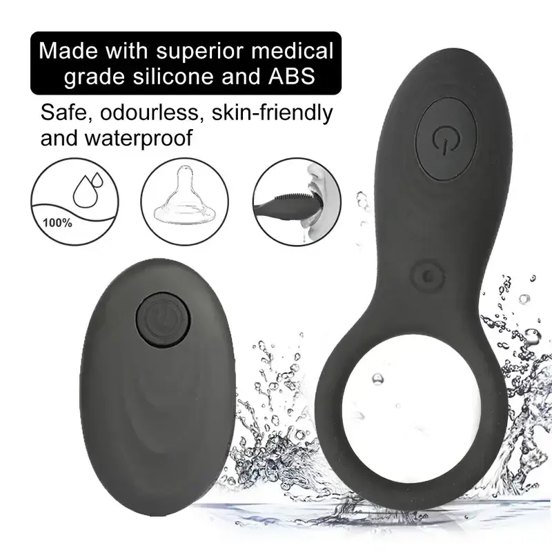 anillo vibrador para pene impermeable 1