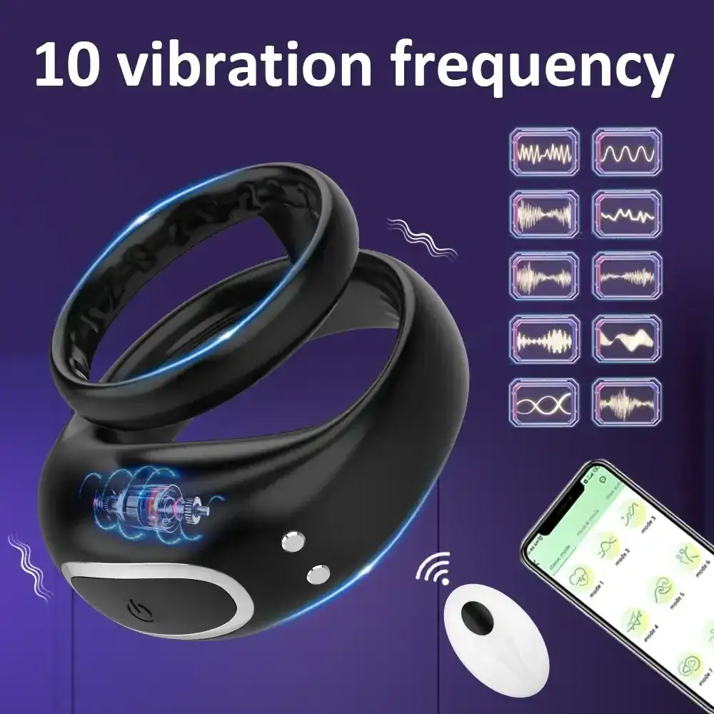 anillo vibrador para pene recargable usb