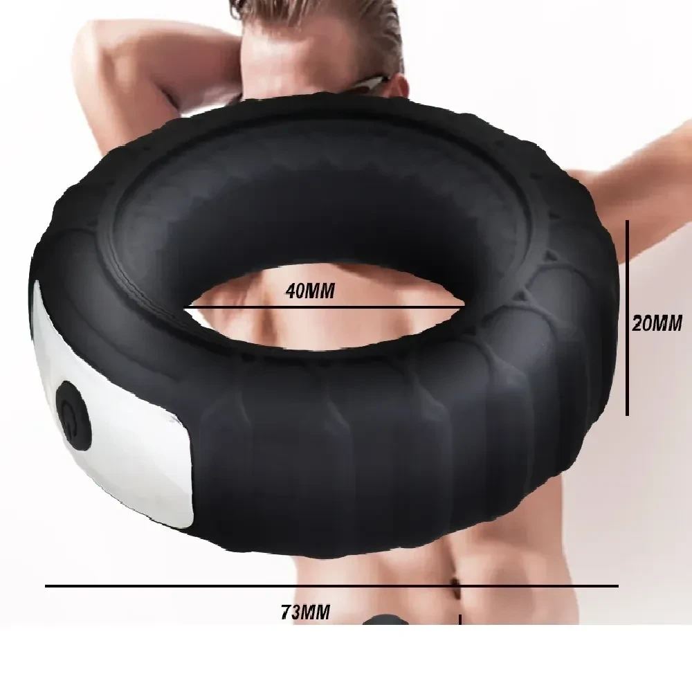 anillo vibrador pene control remoto 2