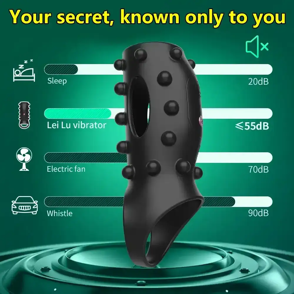 anillo vibrador punto g silicona medica