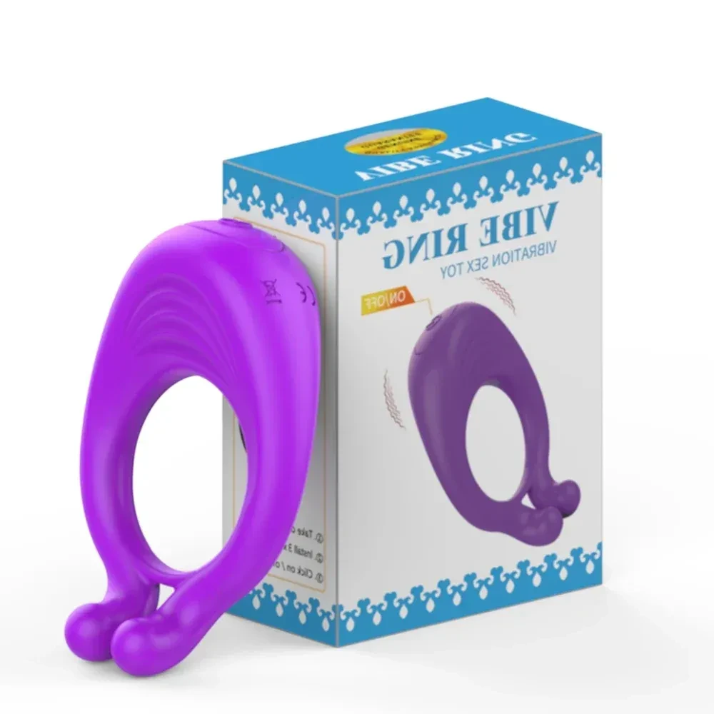 anillo vibrador retardante eyaculacion rojo