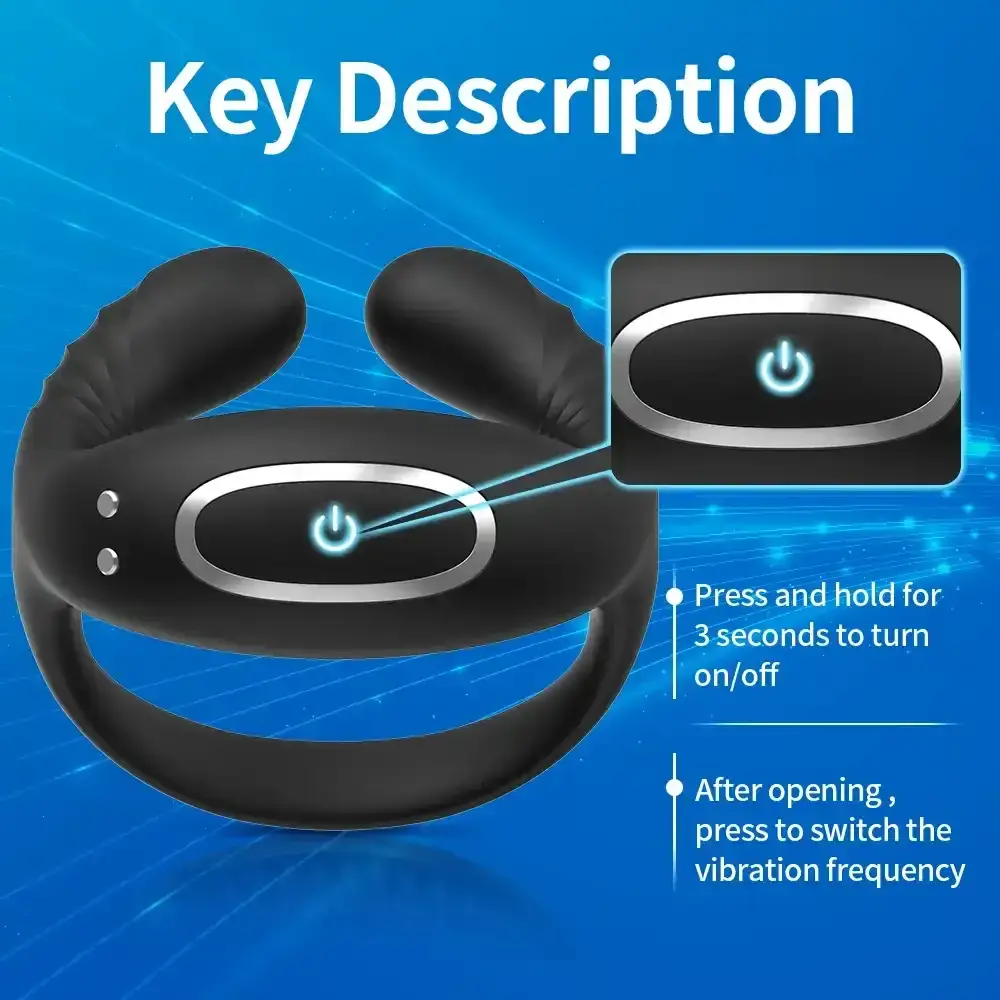 anillo vibrador silicona control app