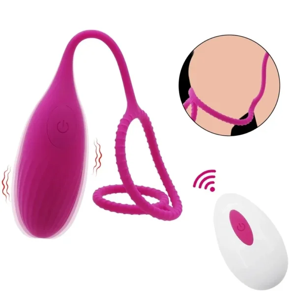 anillo vibrador silicona estimulación doble