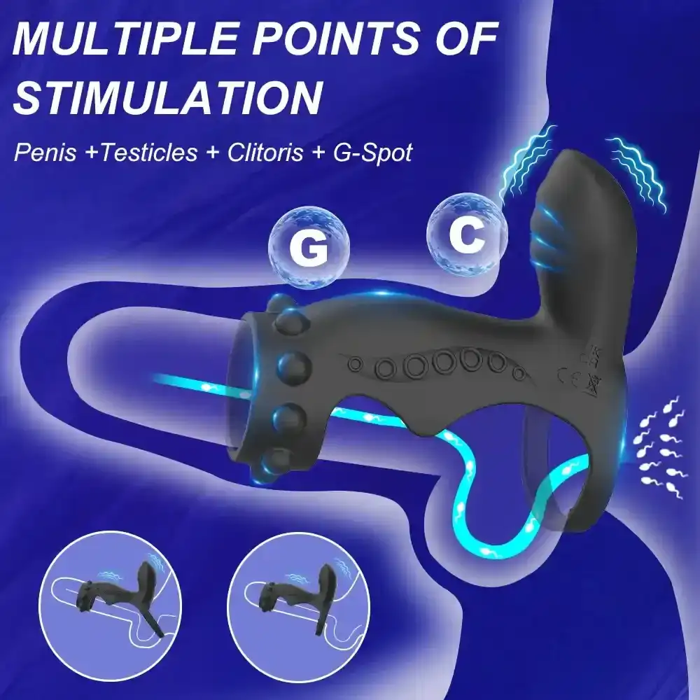 anillo vibrador silicona medica discreto