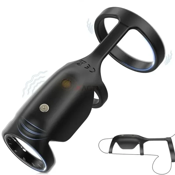 anillo vibrador silicona médica elástico
