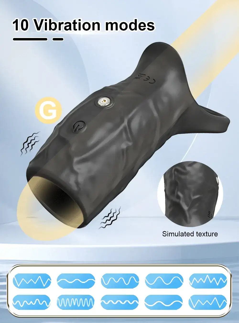 anillo vibrador silicona medica grueso