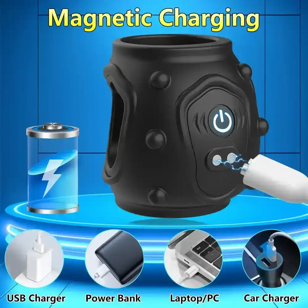 anillo vibrador silicona medica potente