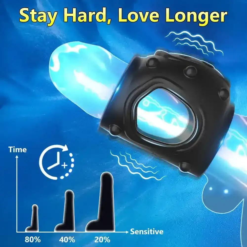 anillo vibrador silicona medica recargable